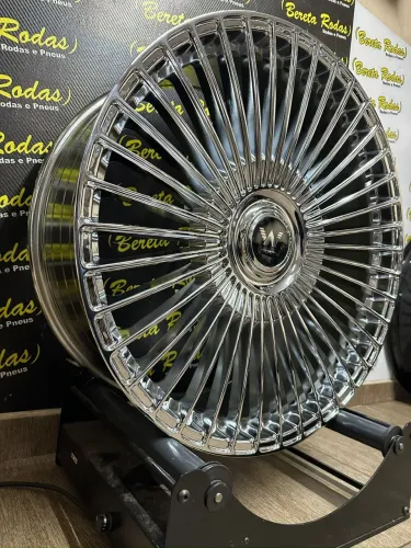 JOGO DE RODAS NOVAS ARO 26x10 CROMADAS 6x135/139