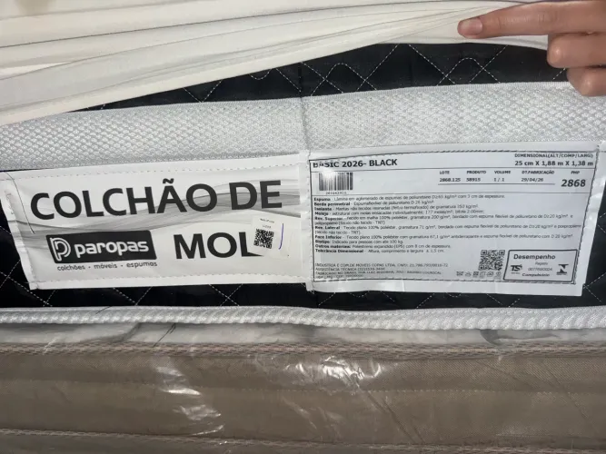 COLCHÃO CASAL PADRÃO 