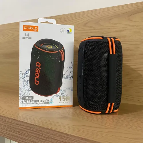 CAIXA DE SOM BLUETOOTH PORTÁTIL DE QUALIDADE