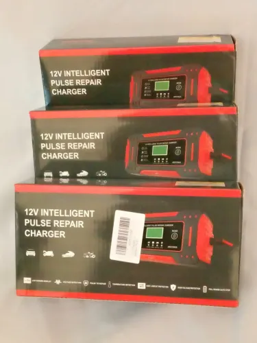 Carregador de bateria veicular inteligente 6A 12V
