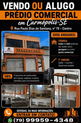Vendo ponto comercial em Carmópolis-SE