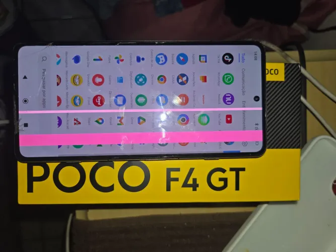 Vendo poco f4 GT 128 GIGA 8 de ram processador snap dregon 8 gen 3  pra quem gosta de joga