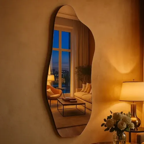 Espelho Decorativo Orgânico 90x40