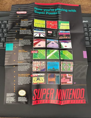 Pôster Nintendo Power Joker Original Super Nintendo