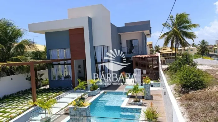 Casa com 4 dormitórios para alugar, 390 m² por R$ 2.500/dia - Barra do Jacuípe - Camaçari/