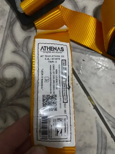 Cinto de Segurança + Talabarte Athenas III (NOVO / NUNCA USADO) ?