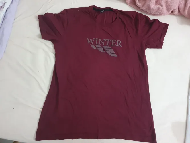TAMANHO G CAMISA VERMELHA ESTAMPADA MARANDS