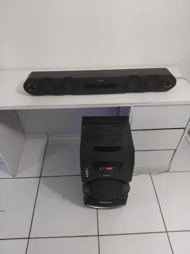 Caixa de Som Sony MHC-GT3D + barra subwoofer