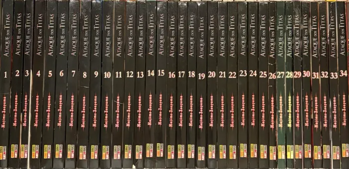 Mangas Ataque dos Titãs do 1 ao 34