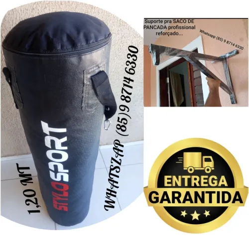 saco de pancada Styllo reforçada e suporte. entrega Grátis