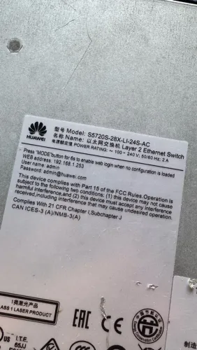 Switch Huawei 10G 5720