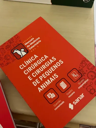 Box livros anestesiologia e clínica cirúrgica veterinária sanar 
