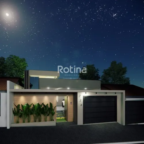 Casa à venda, 3 quartos, Loteamento Portal do Vale II - Uberlândia/MG - Rotina Imobiliária