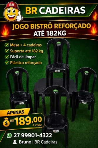 jogo de plastico 182kg
