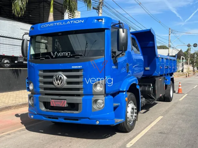 Caminhão Toco Vw 17.260 Caçamba Basculante Báscula