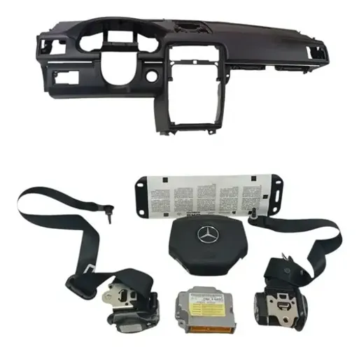 Kit Airbag Mercedes Classe B 180 200 2009 Detalhe Preto