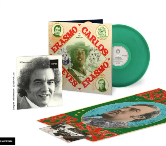 disco de vinil exclusivo erasmo carlos noize records