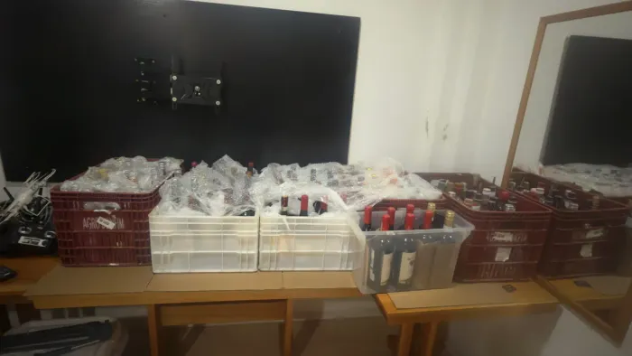 Lote de vinhos importados