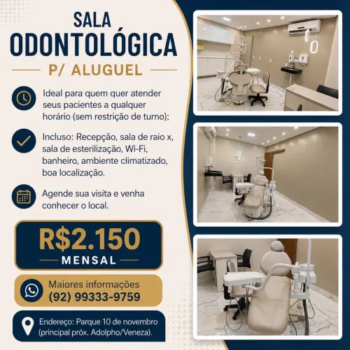 Alugo consultório odontológico 2.150 mensal 