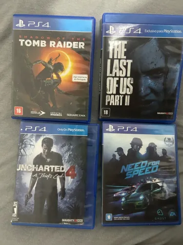 Troco jogos de ps4 ou vendo