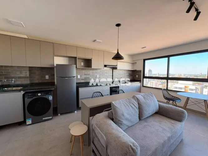 Apartamento com 1 quarto para alugar, 50 m² por R$ 3.300/mês - Piemonte - Bauru/SP.
