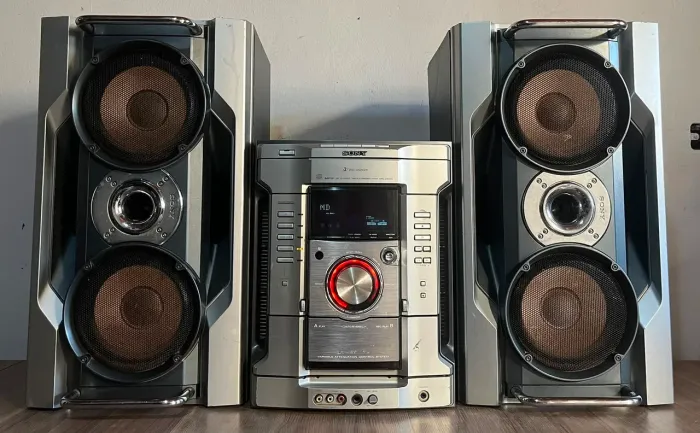 Mini System Sony Mhc-Gn900 550Rms Leia Descrição Aiwa Philips 