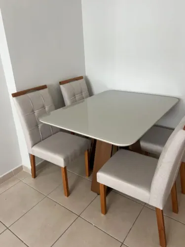 Vendo conjuntos de mesa Celeste no linho, novos de fabrica 