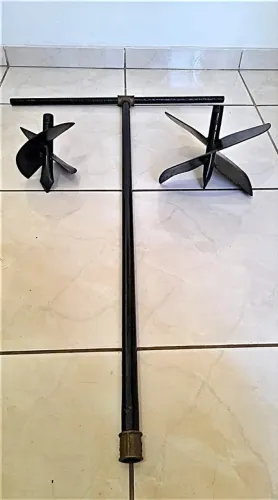 2 TRADOS CAVADEIRA. 10 pol (25 cm) e 6 pol (15 cm) + cabo de 1 metro. MARCA VONDER TRADO