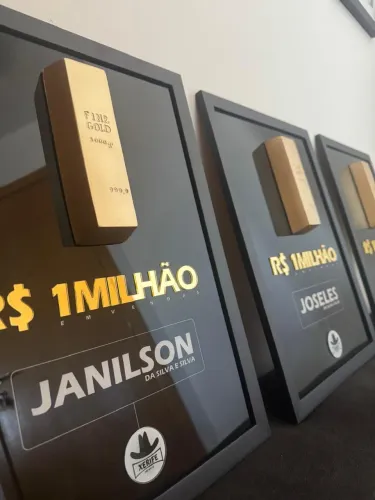 Placas de premiação