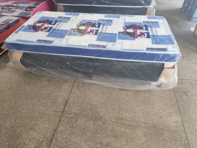  solteiro Base+colchão D20 com 12 cm de espuma nova entrega imedita (entrega grátis)