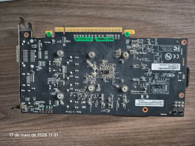 Placa de vídeo GTX 1050 TI 4GB GALAX
