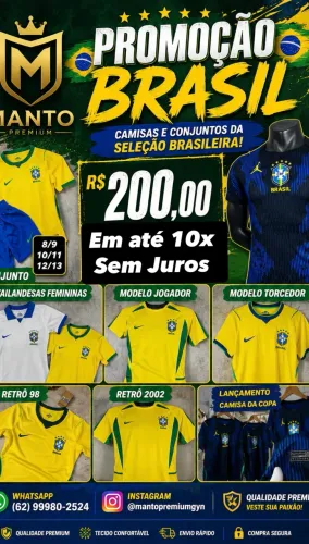 Brasil 2026 em até 10x sem juros