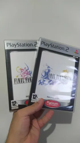 Final Fantasy X e Final Fantasy X-2 Ps2 Original Mídia Física Europeu Francês