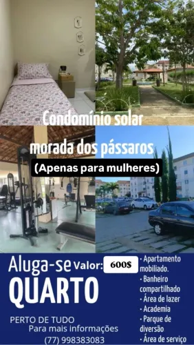 Alugo quarto 