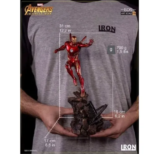 Iron Man Mark L (Homem de Ferro) - Avengers Infinity War - Iron Studios - Art Scale 1/10