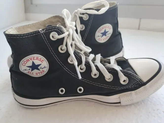 Tenis All Star Preto Cano Alto
