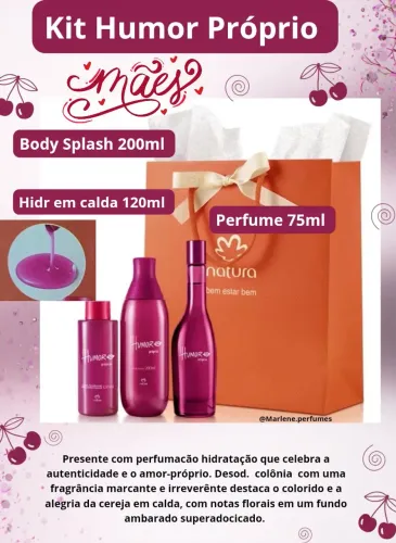 Kit Humor Próprio- Natura feminino