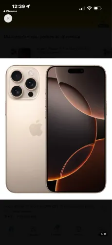 iPhone 16 pro Max americano 100% horiginal nunca foi aberto