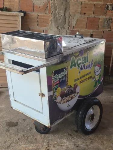 Carrinho de açai + 9 placas térmicas!
