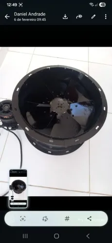 Motot para Exaustor ou Coifa Industrial semi Novo