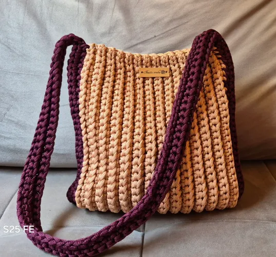 bolsa feita em croché