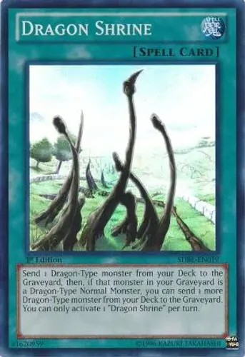 Yugioh!!! Dragon Shrine SDBE-PT019 Super Rare