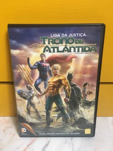 DVD LIGA DA JUSTIÇA O TRONO DE ATLANTIS