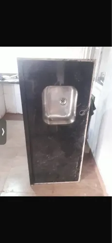 Bancada de granito e cooktop
