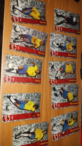 Lote 52 Cards Coca-Cola 1997 Seleção Quase Completo (Faltam Só 8)