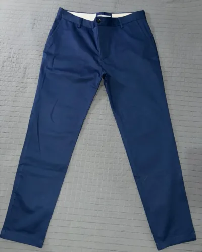 Calça Alfaiataria Zara Azul Marinho Tamanho 44