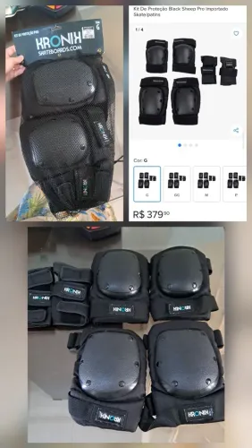 Kit proteção completo tamanho G