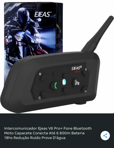 Intercomunicador EJEAS V6 Pro+