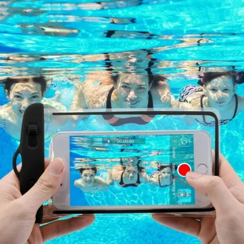 Capinha de Celular à Prova D'Água Presilha Cores Aleatórias