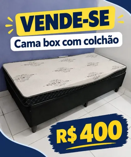 Vender-se cama box com colchão
